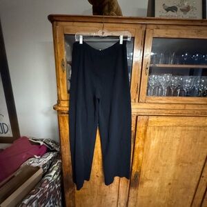 Eileen Fisher Black knit pants sz Medium